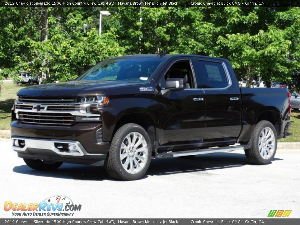 2019 Chevrolet Silverado 1500 High Country Crew Cab 4WD Havana Brown Metallic / Jet Black Photo #5