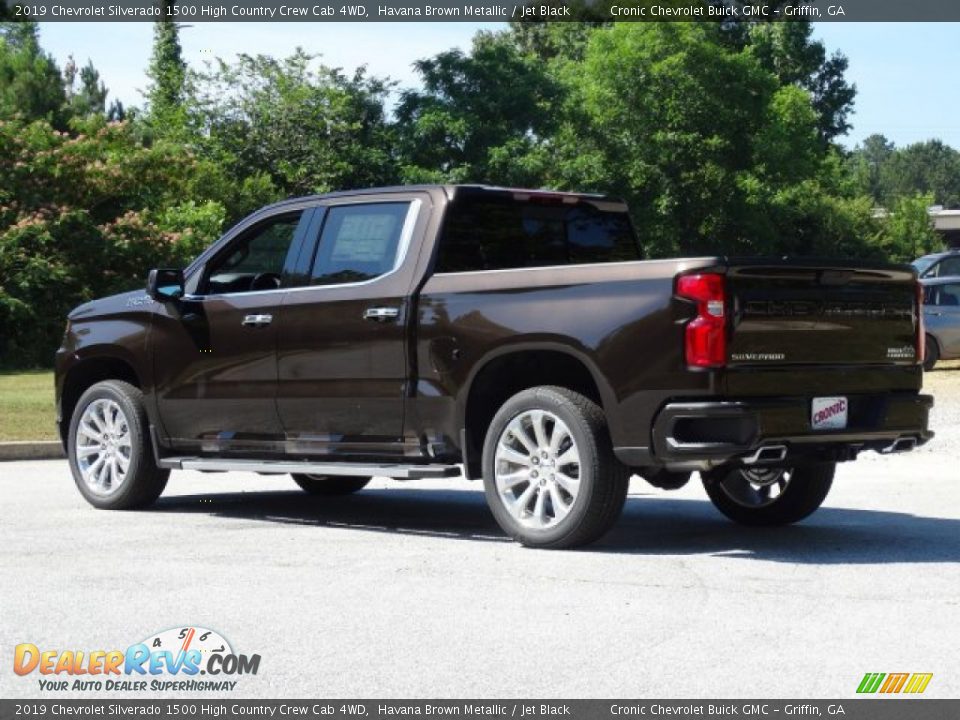 2019 Chevrolet Silverado 1500 High Country Crew Cab 4WD Havana Brown Metallic / Jet Black Photo #6