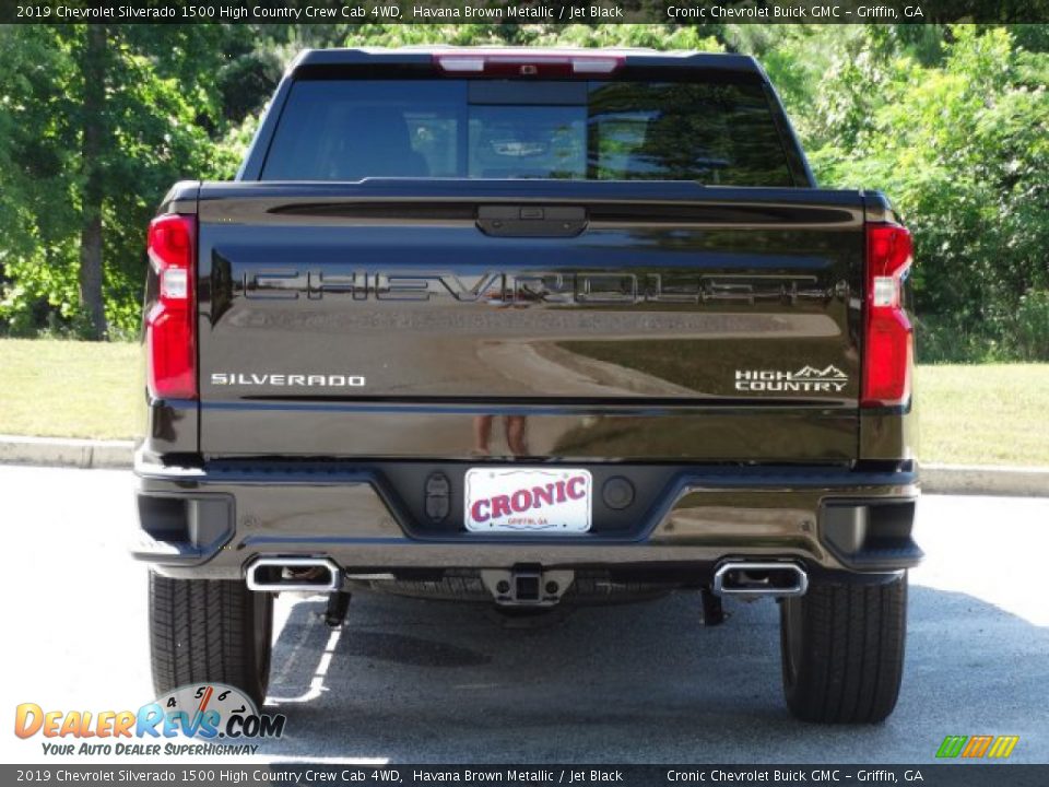 2019 Chevrolet Silverado 1500 High Country Crew Cab 4WD Havana Brown Metallic / Jet Black Photo #7