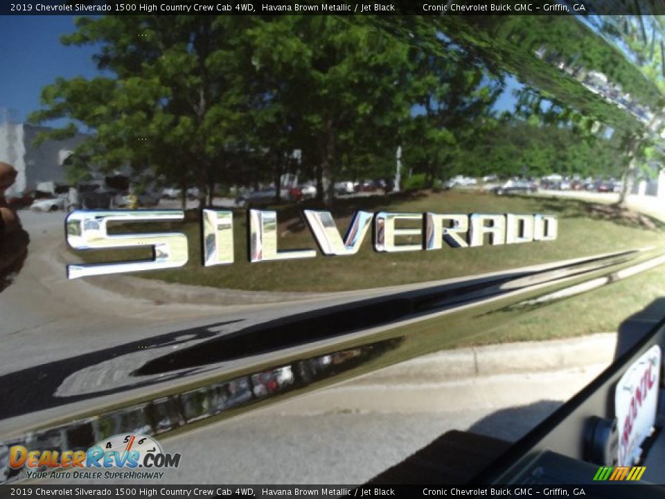 2019 Chevrolet Silverado 1500 High Country Crew Cab 4WD Havana Brown Metallic / Jet Black Photo #9