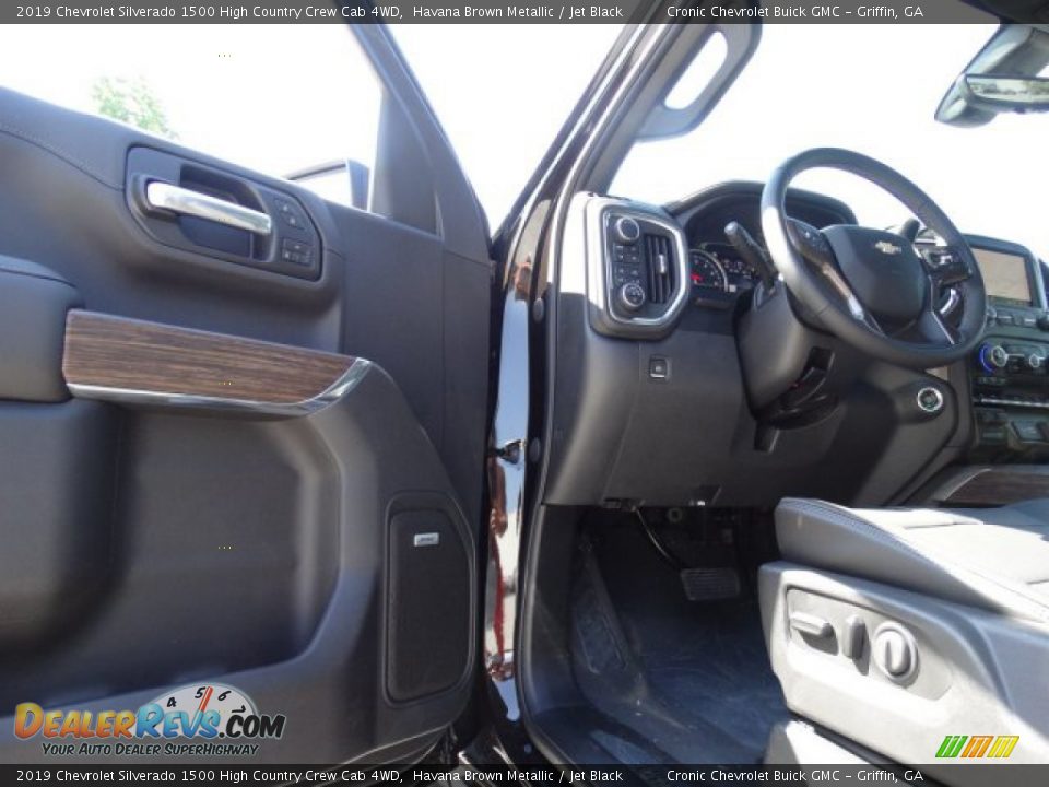 2019 Chevrolet Silverado 1500 High Country Crew Cab 4WD Havana Brown Metallic / Jet Black Photo #12