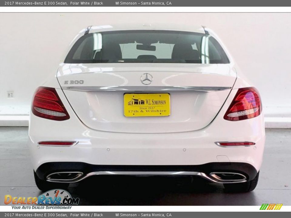 2017 Mercedes-Benz E 300 Sedan Polar White / Black Photo #3