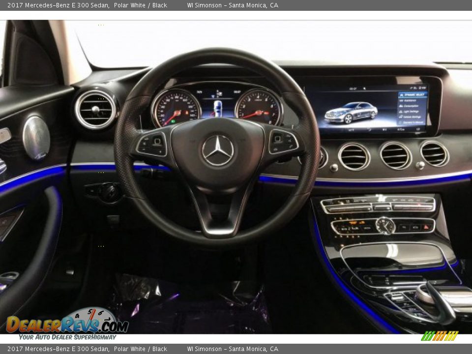 2017 Mercedes-Benz E 300 Sedan Polar White / Black Photo #4