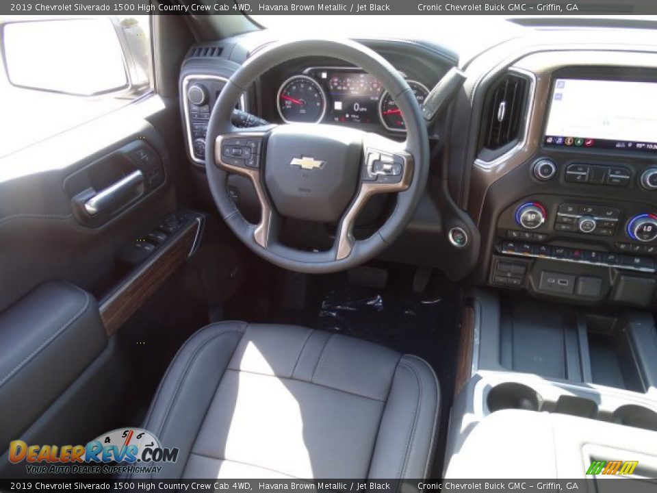 2019 Chevrolet Silverado 1500 High Country Crew Cab 4WD Havana Brown Metallic / Jet Black Photo #26