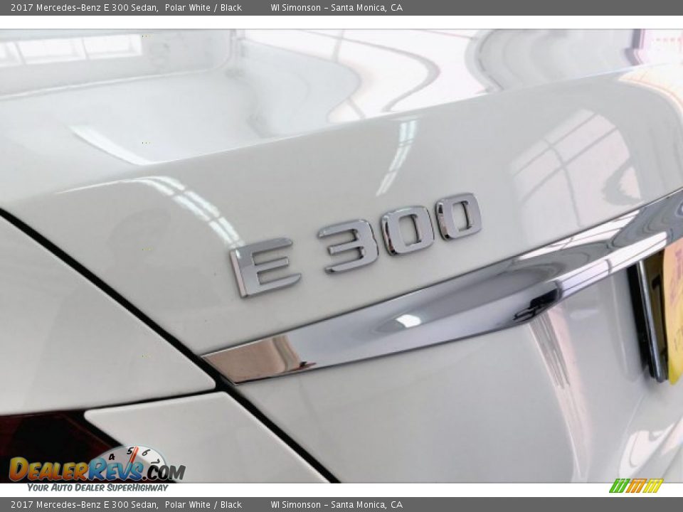 2017 Mercedes-Benz E 300 Sedan Polar White / Black Photo #7