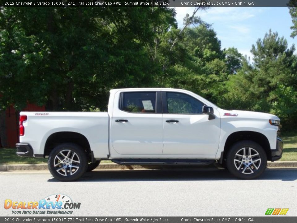2019 Chevrolet Silverado 1500 LT Z71 Trail Boss Crew Cab 4WD Summit White / Jet Black Photo #2