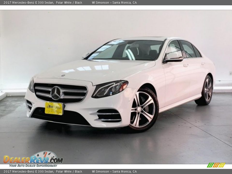 2017 Mercedes-Benz E 300 Sedan Polar White / Black Photo #12