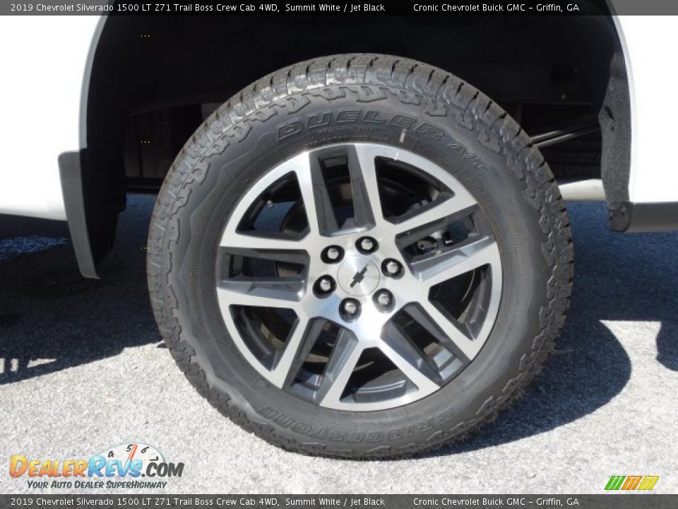 2019 Chevrolet Silverado 1500 LT Z71 Trail Boss Crew Cab 4WD Summit White / Jet Black Photo #11