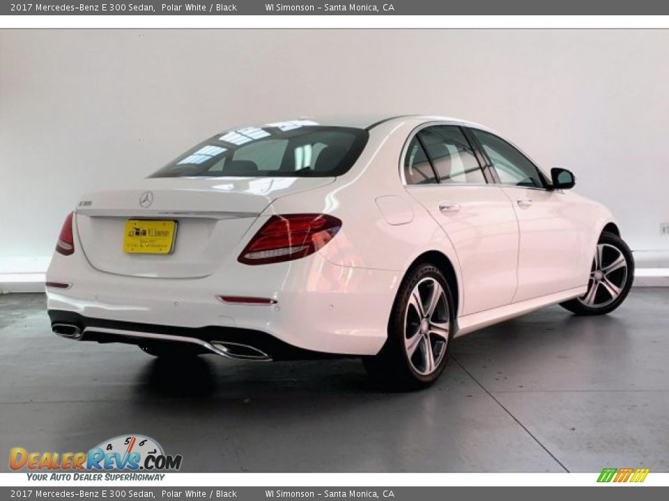 2017 Mercedes-Benz E 300 Sedan Polar White / Black Photo #16
