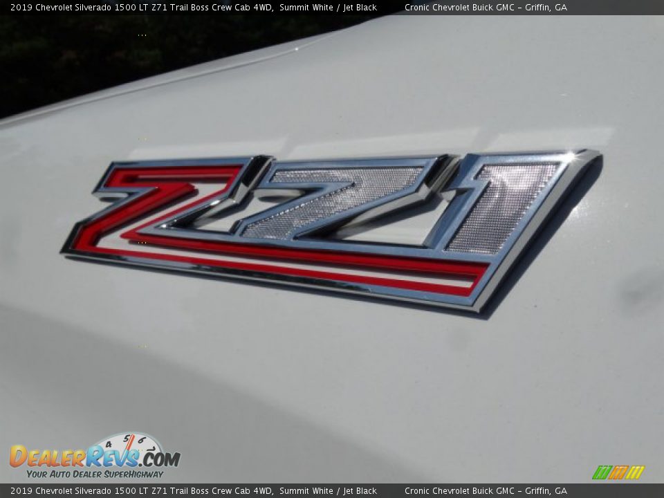 2019 Chevrolet Silverado 1500 LT Z71 Trail Boss Crew Cab 4WD Summit White / Jet Black Photo #12