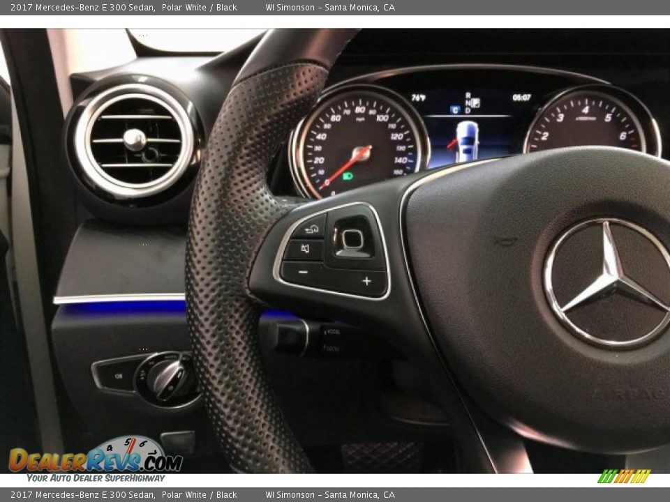 2017 Mercedes-Benz E 300 Sedan Polar White / Black Photo #18