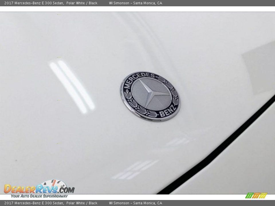 2017 Mercedes-Benz E 300 Sedan Polar White / Black Photo #33