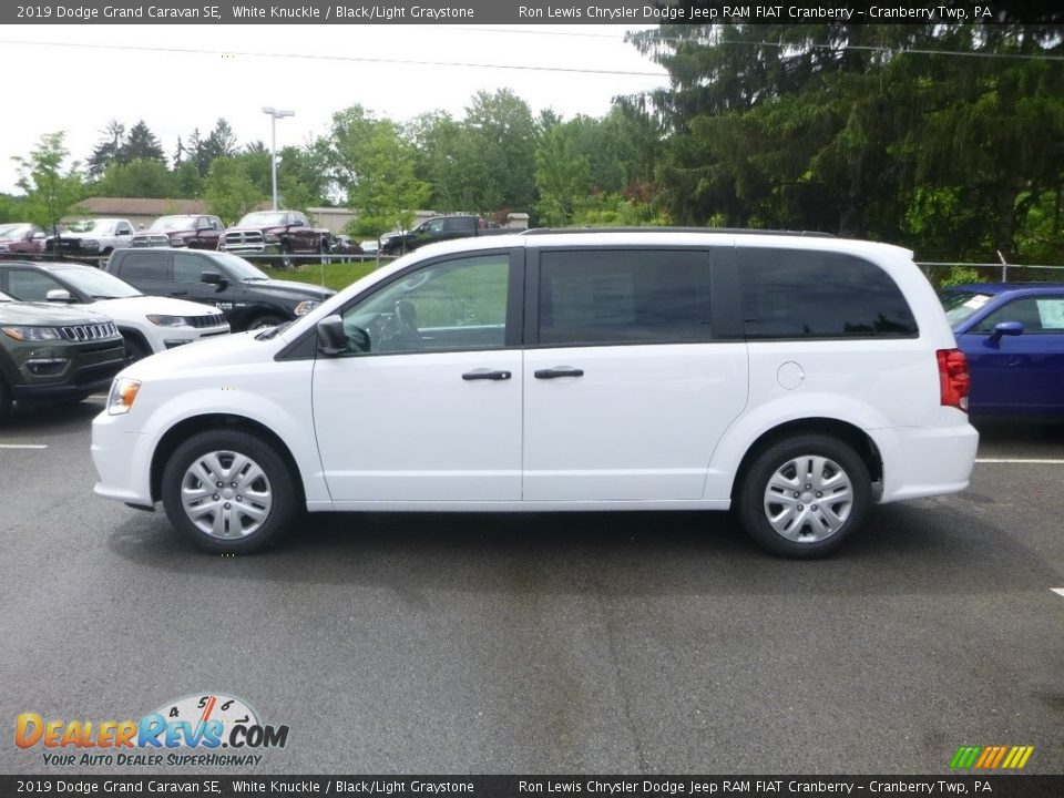 2019 Dodge Grand Caravan SE White Knuckle / Black/Light Graystone Photo #2