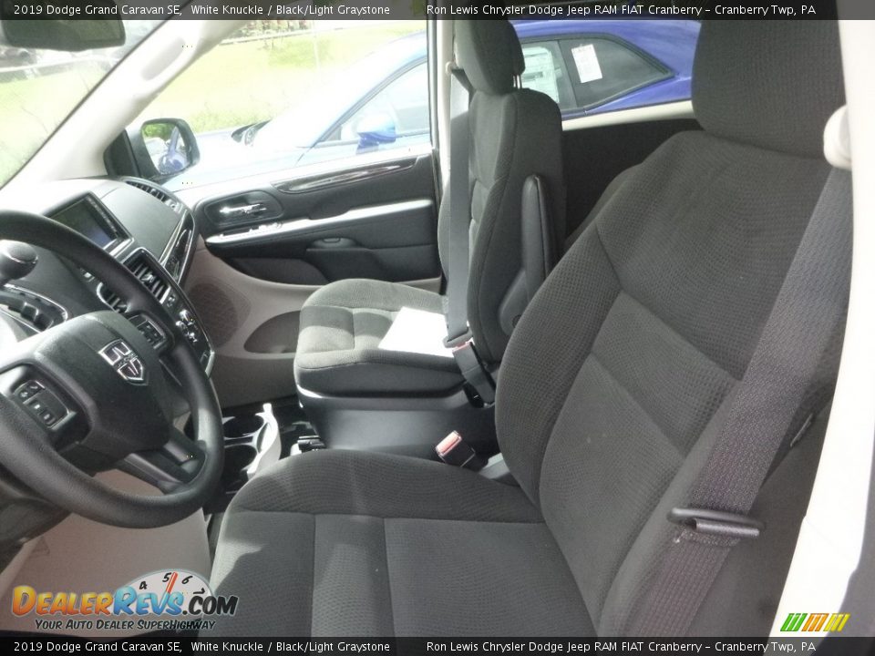 2019 Dodge Grand Caravan SE White Knuckle / Black/Light Graystone Photo #12