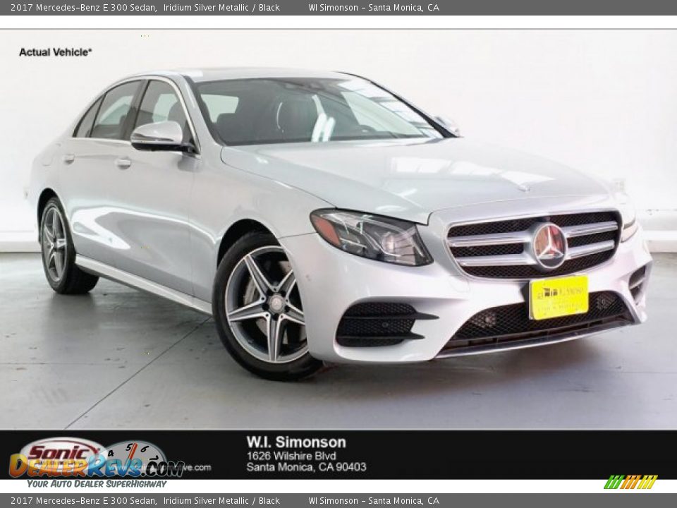 2017 Mercedes-Benz E 300 Sedan Iridium Silver Metallic / Black Photo #1