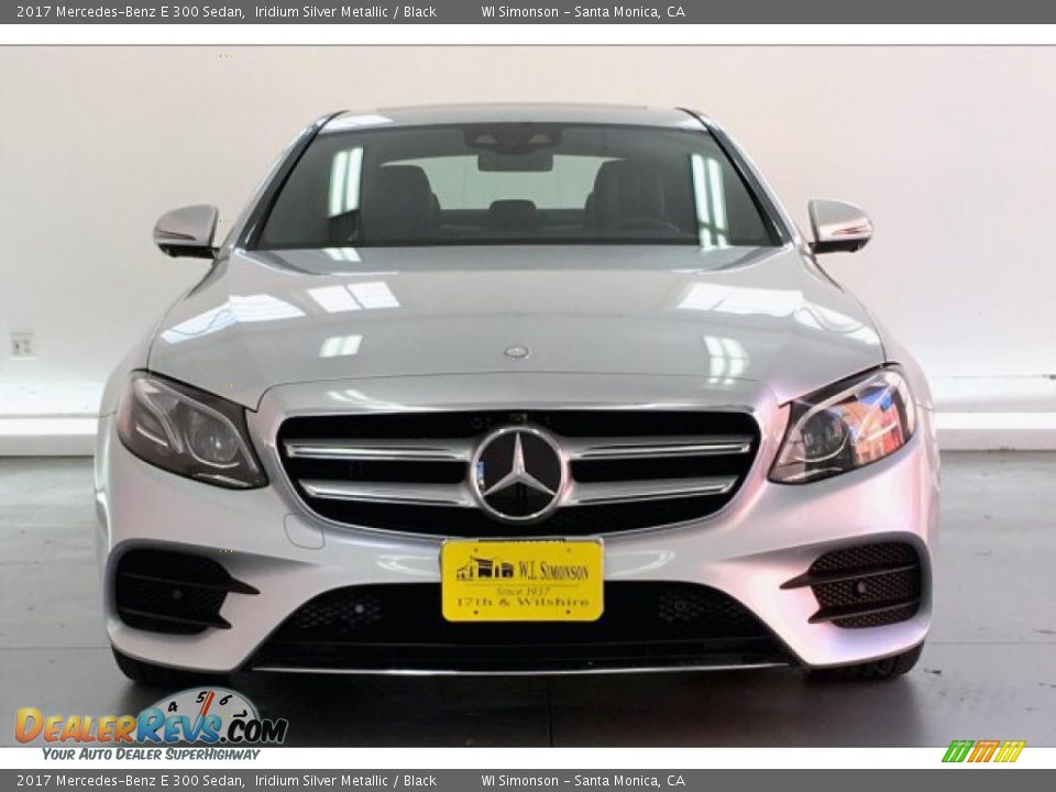 2017 Mercedes-Benz E 300 Sedan Iridium Silver Metallic / Black Photo #2