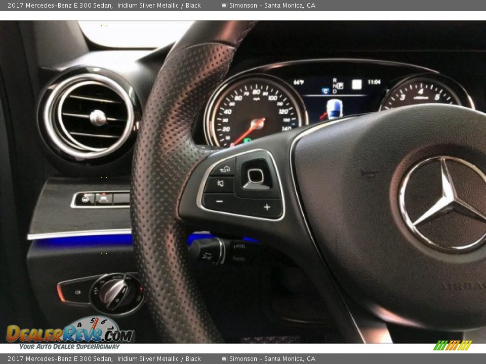 2017 Mercedes-Benz E 300 Sedan Iridium Silver Metallic / Black Photo #18