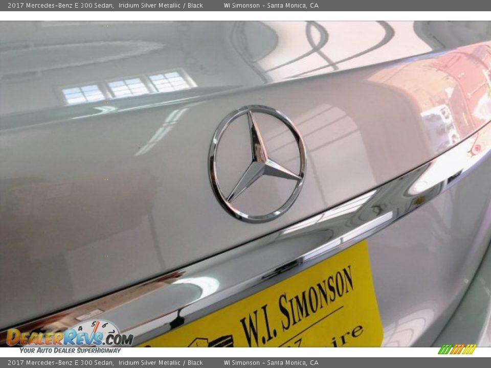 2017 Mercedes-Benz E 300 Sedan Iridium Silver Metallic / Black Photo #27