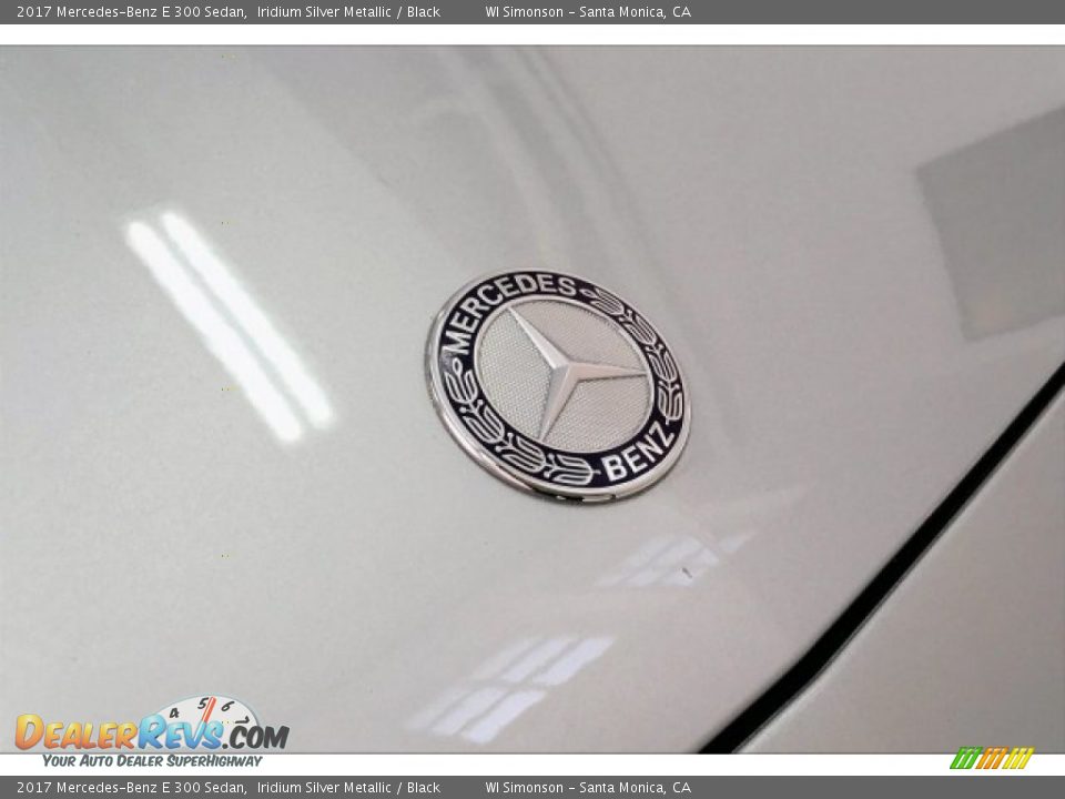 2017 Mercedes-Benz E 300 Sedan Iridium Silver Metallic / Black Photo #33
