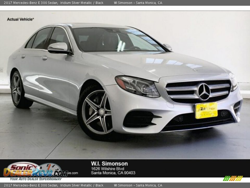 2017 Mercedes-Benz E 300 Sedan Iridium Silver Metallic / Black Photo #1