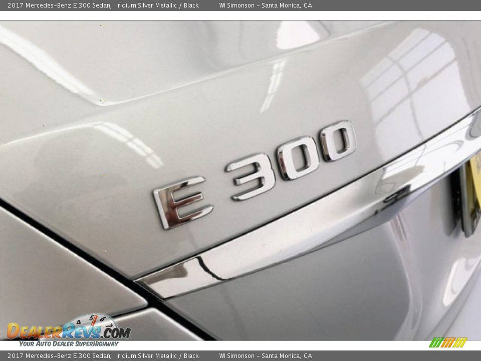 2017 Mercedes-Benz E 300 Sedan Iridium Silver Metallic / Black Photo #7