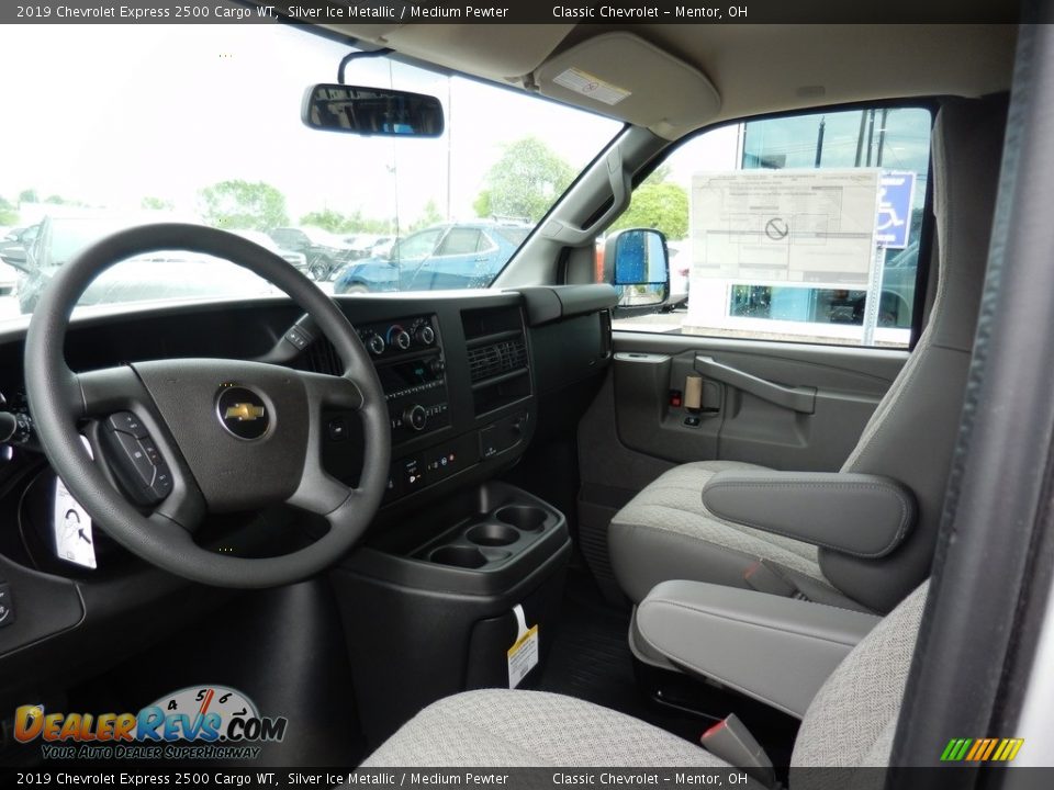 Medium Pewter Interior - 2019 Chevrolet Express 2500 Cargo WT Photo #7