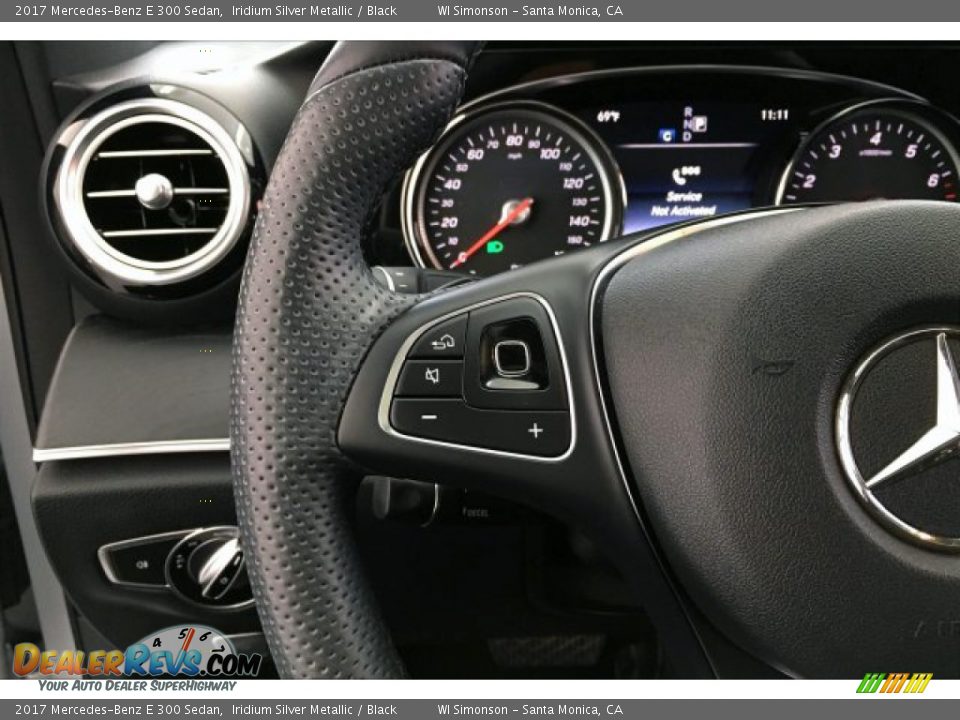 2017 Mercedes-Benz E 300 Sedan Iridium Silver Metallic / Black Photo #18