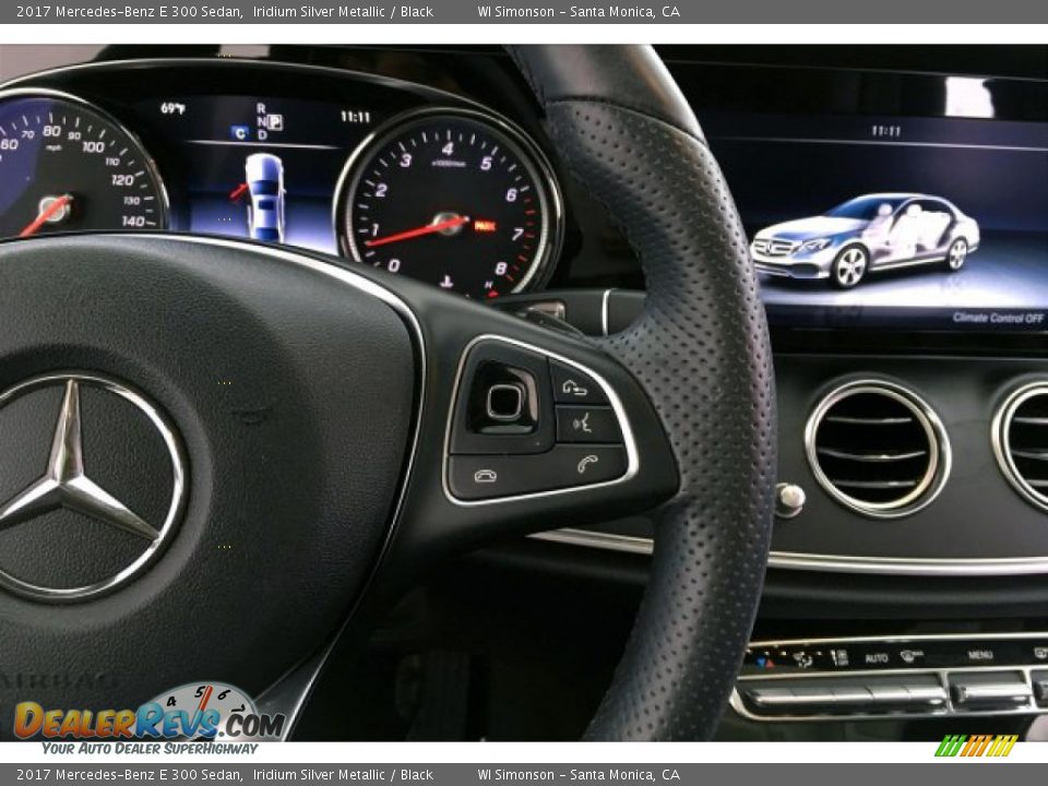 2017 Mercedes-Benz E 300 Sedan Iridium Silver Metallic / Black Photo #19