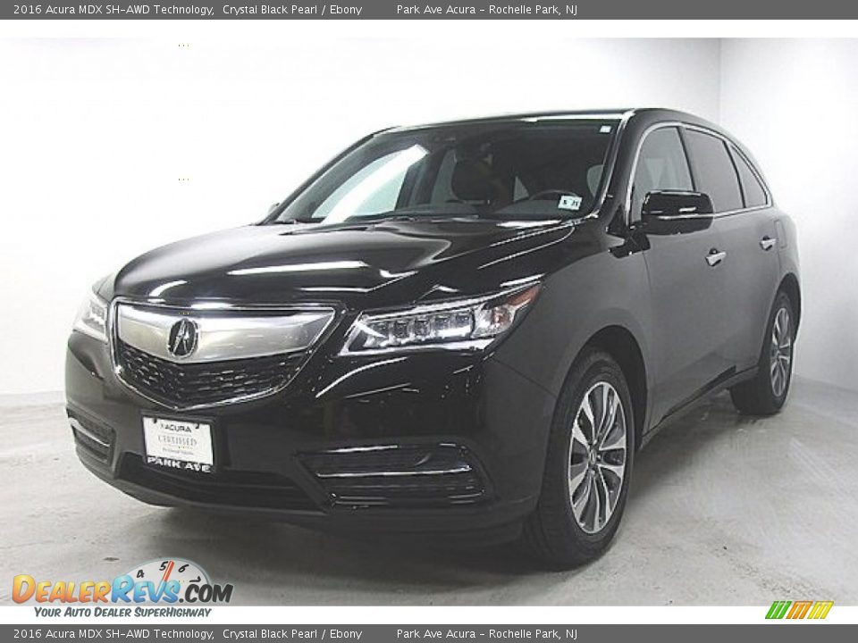 2016 Acura MDX SH-AWD Technology Crystal Black Pearl / Ebony Photo #1