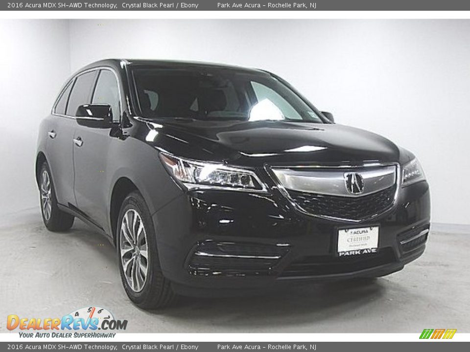 2016 Acura MDX SH-AWD Technology Crystal Black Pearl / Ebony Photo #7