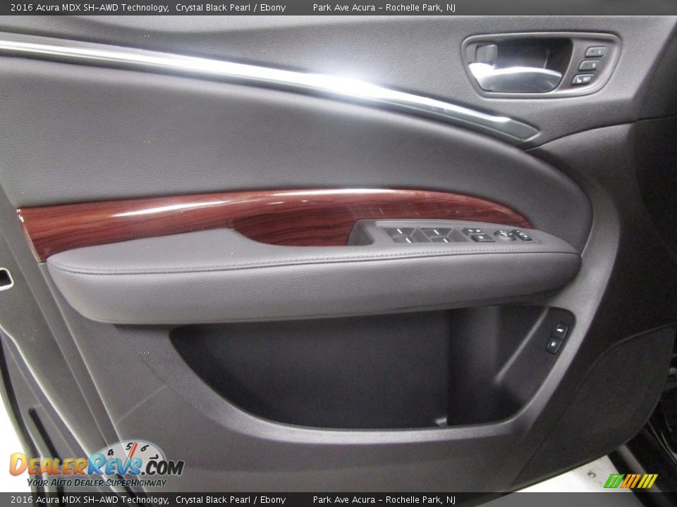 2016 Acura MDX SH-AWD Technology Crystal Black Pearl / Ebony Photo #9