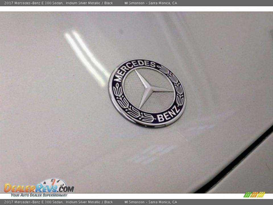 2017 Mercedes-Benz E 300 Sedan Iridium Silver Metallic / Black Photo #33
