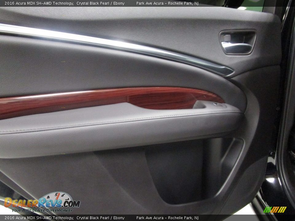 2016 Acura MDX SH-AWD Technology Crystal Black Pearl / Ebony Photo #12