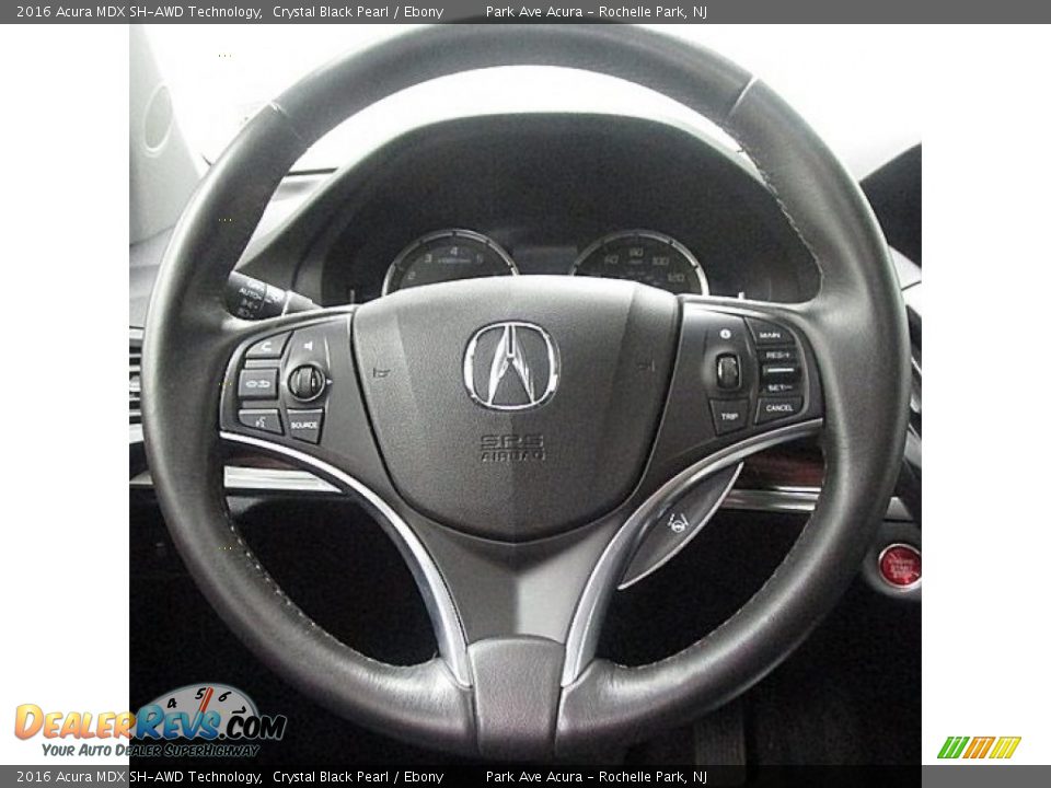 2016 Acura MDX SH-AWD Technology Crystal Black Pearl / Ebony Photo #29