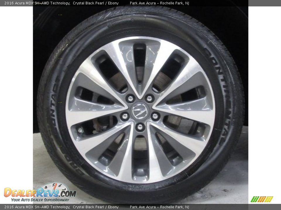 2016 Acura MDX SH-AWD Technology Crystal Black Pearl / Ebony Photo #35