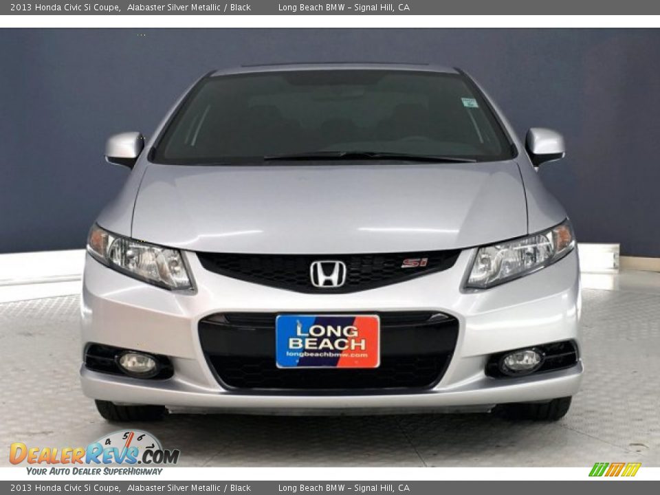 2013 Honda Civic Si Coupe Alabaster Silver Metallic / Black Photo #2
