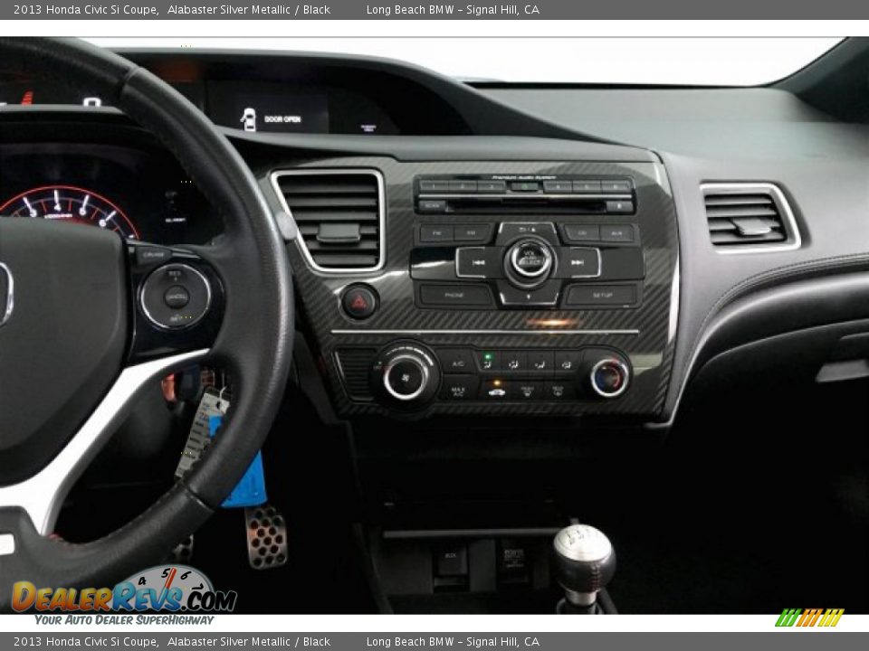 2013 Honda Civic Si Coupe Alabaster Silver Metallic / Black Photo #5