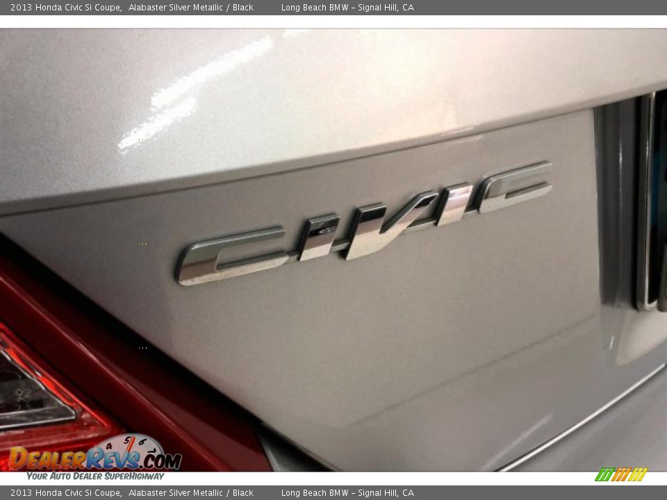 2013 Honda Civic Si Coupe Alabaster Silver Metallic / Black Photo #7