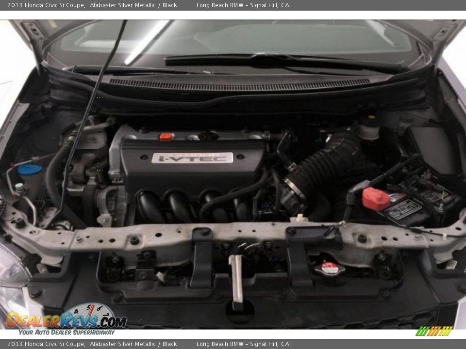 2013 Honda Civic Si Coupe Alabaster Silver Metallic / Black Photo #9