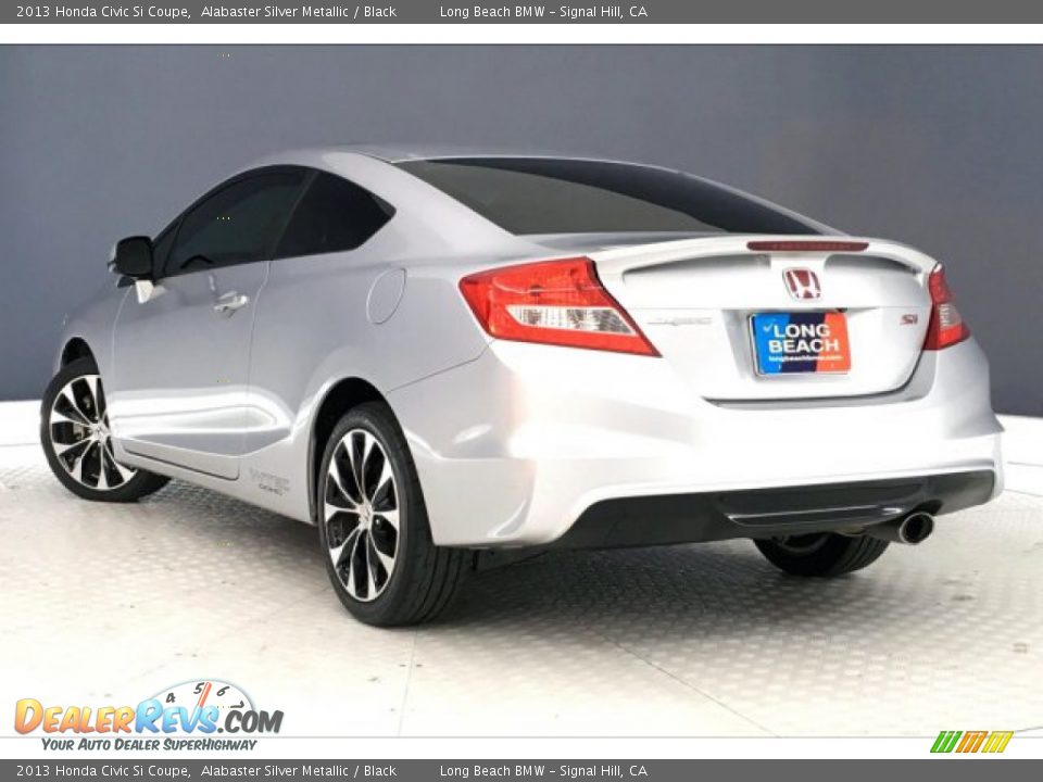 2013 Honda Civic Si Coupe Alabaster Silver Metallic / Black Photo #10