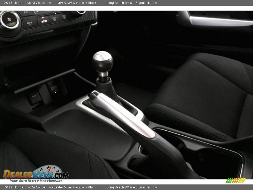 2013 Honda Civic Si Coupe Alabaster Silver Metallic / Black Photo #17
