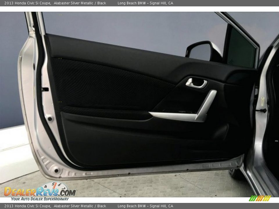 2013 Honda Civic Si Coupe Alabaster Silver Metallic / Black Photo #20