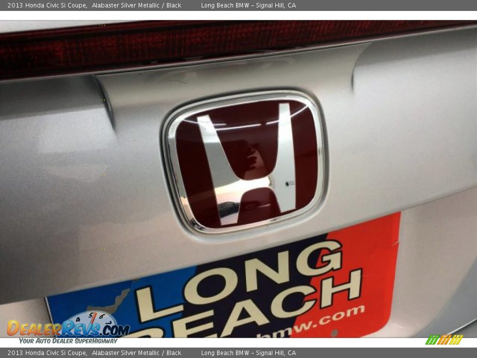 2013 Honda Civic Si Coupe Alabaster Silver Metallic / Black Photo #22
