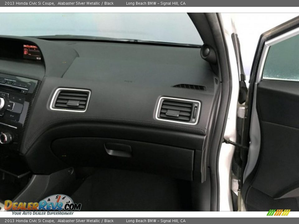 2013 Honda Civic Si Coupe Alabaster Silver Metallic / Black Photo #23