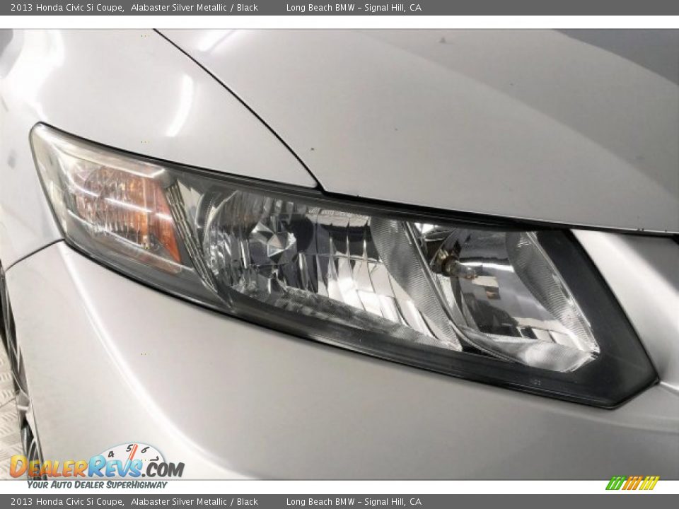 2013 Honda Civic Si Coupe Alabaster Silver Metallic / Black Photo #27