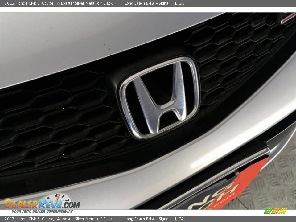 2013 Honda Civic Si Coupe Alabaster Silver Metallic / Black Photo #28