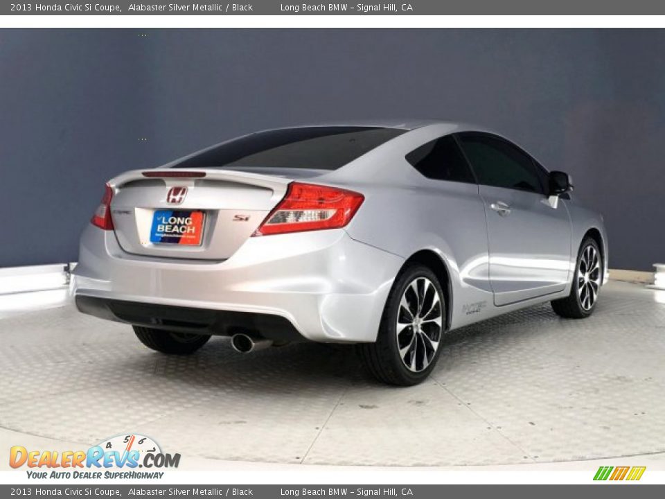2013 Honda Civic Si Coupe Alabaster Silver Metallic / Black Photo #29