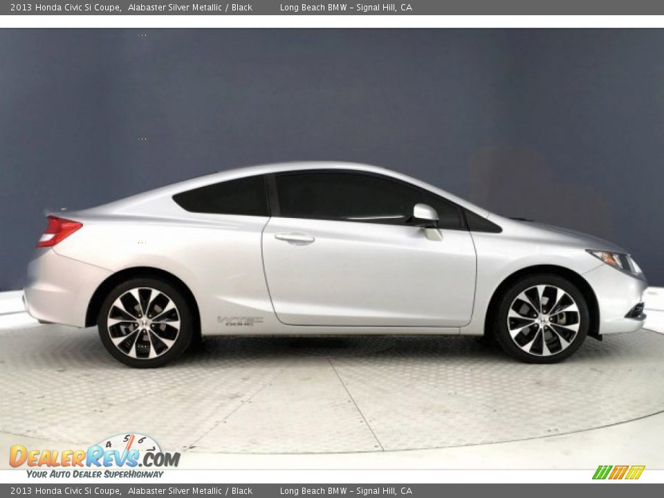 2013 Honda Civic Si Coupe Alabaster Silver Metallic / Black Photo #30