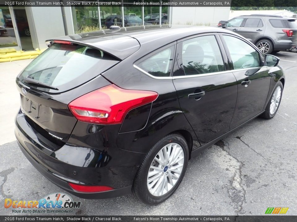 2018 Ford Focus Titanium Hatch Shadow Black / Charcoal Black Photo #2