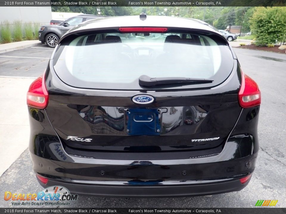 2018 Ford Focus Titanium Hatch Shadow Black / Charcoal Black Photo #3